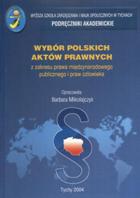 Wybór polskich aktów prawnych